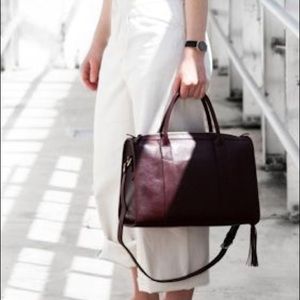 Lotuff Leather Zipper Satchel